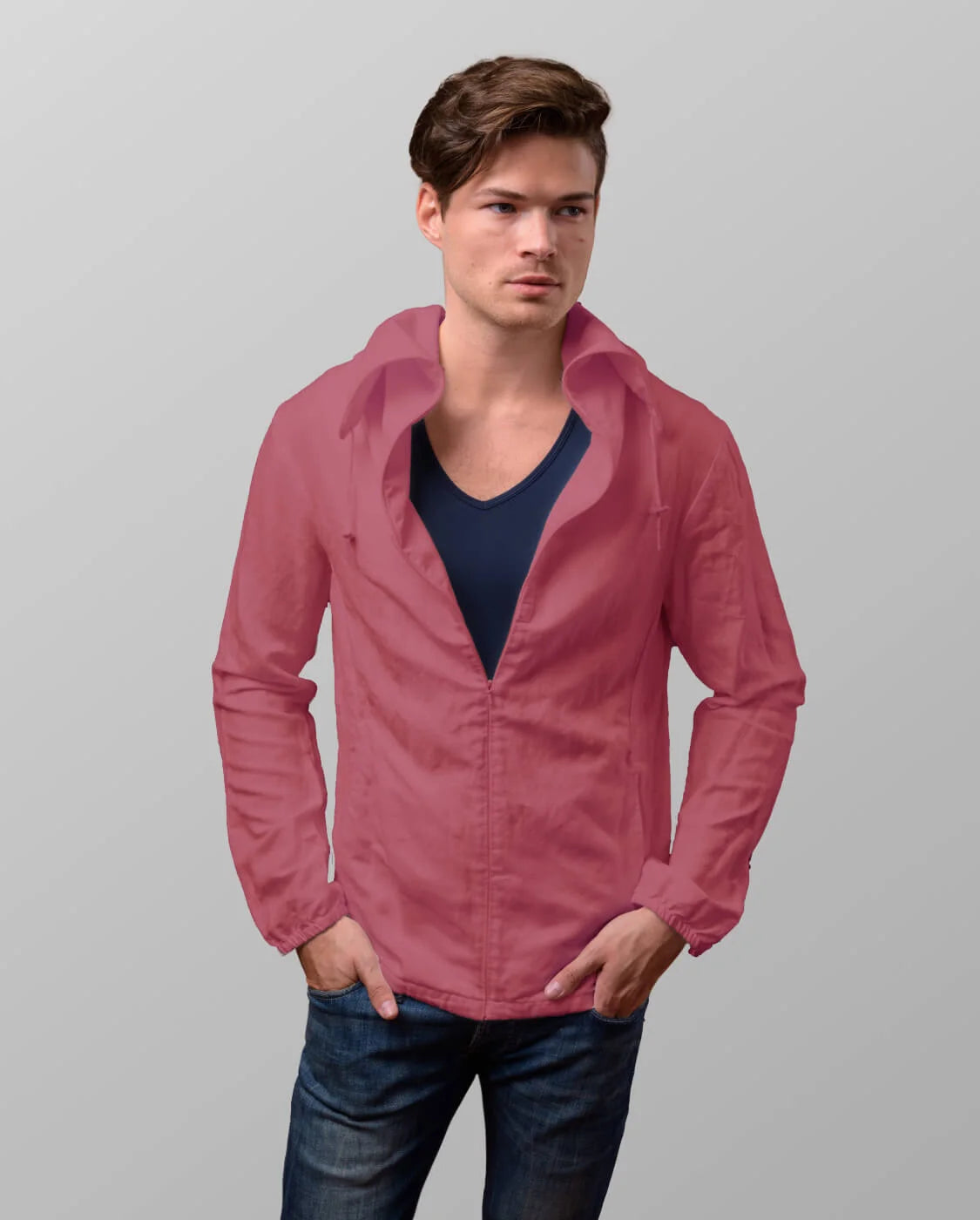 Classic Zip Front Shirt