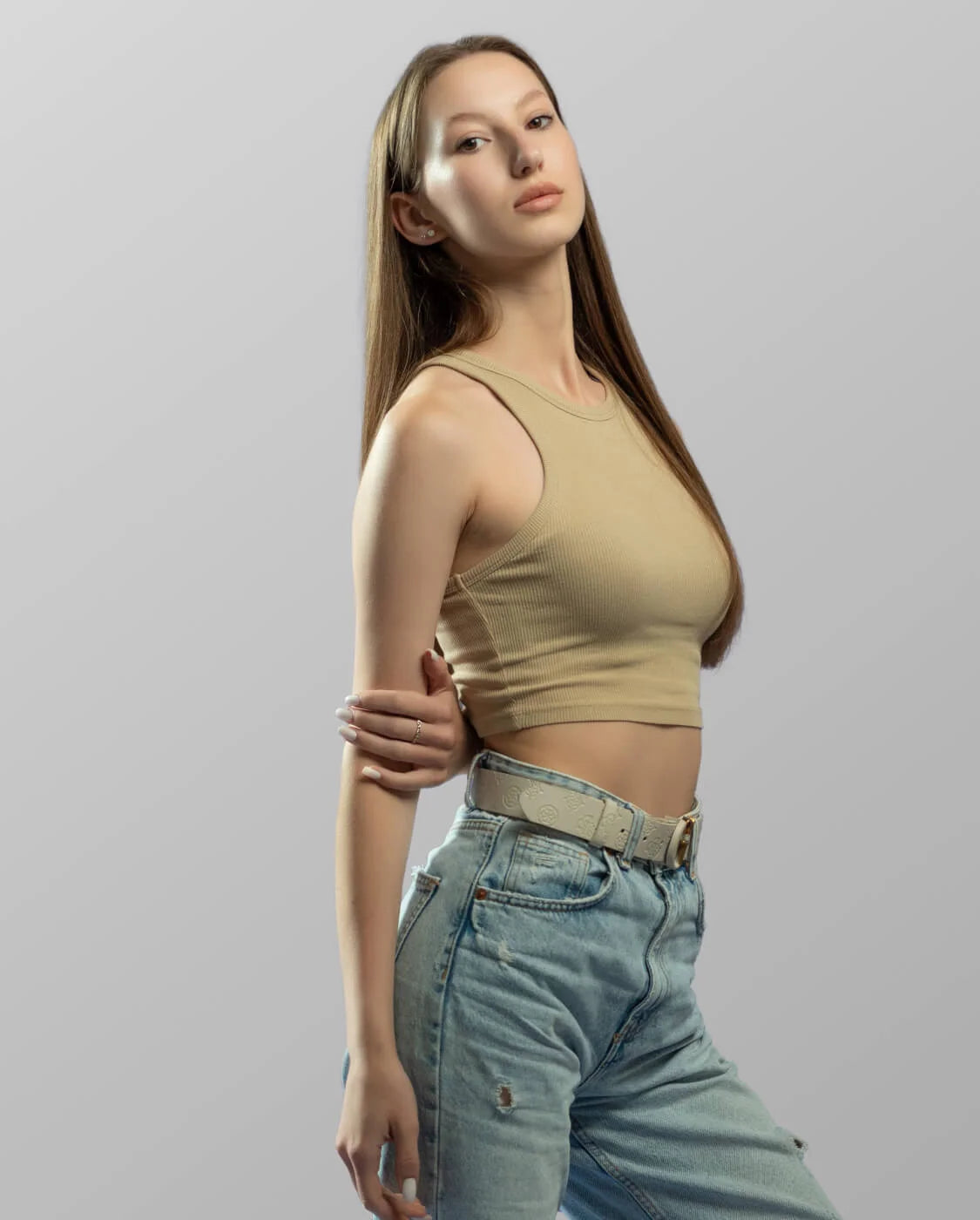 Sleeveless Crop Top