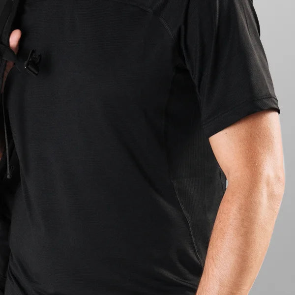 Sporty Black Fitness Apparel