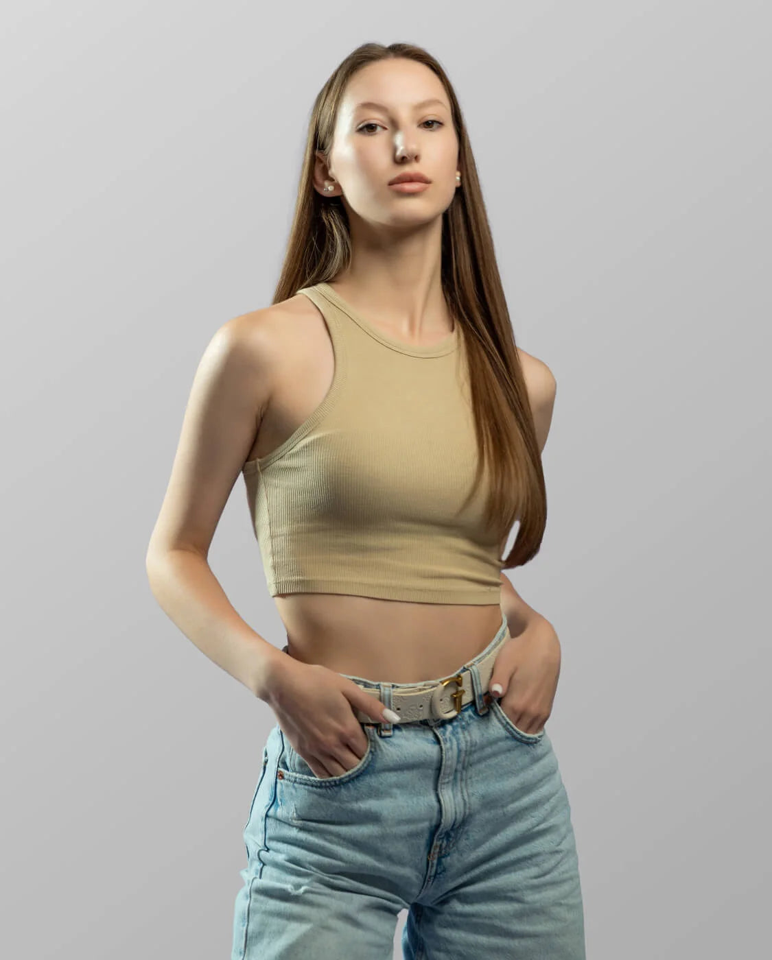 Sleeveless Crop Top
